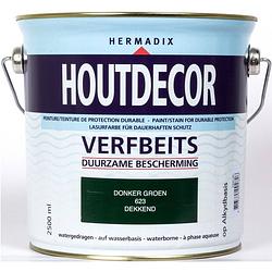 Foto van Hermadix - houtdecor 623 donker groen 2500 ml