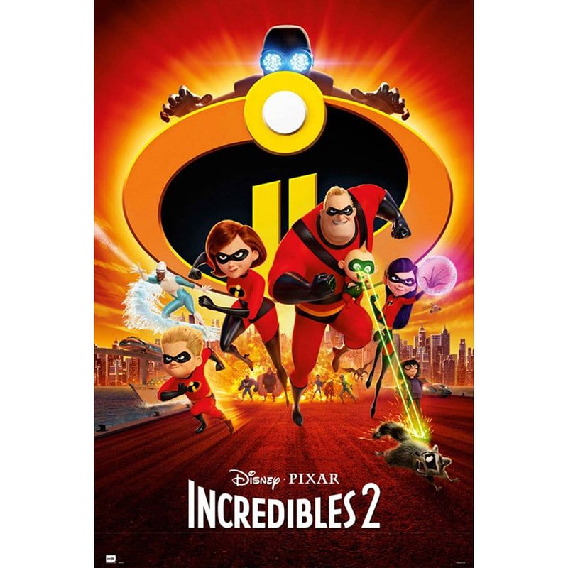 Foto van Grupo erik the incredibles 2 one sheet poster 61x91,5cm