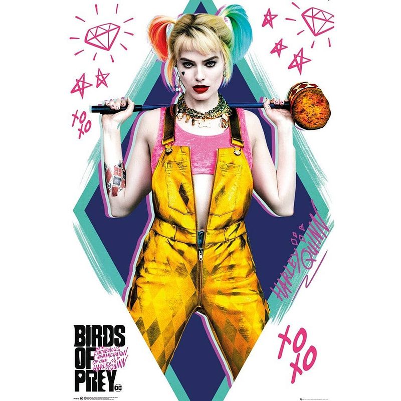 Foto van Gbeye birds of prey harley quinn poster 61x91,5cm