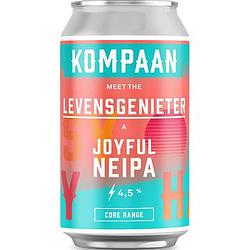 Foto van Kompaan joyful neipa bier blik 33cl bij jumbo