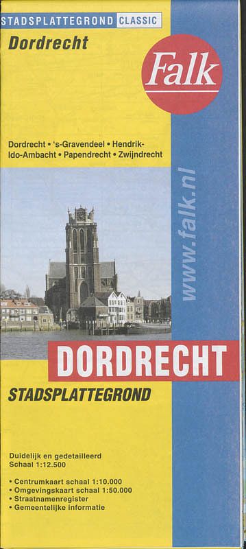 Foto van Dordrecht plattegrond - paperback (9789028707955)
