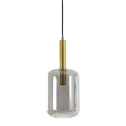 Foto van Light & living - hanglamp lekar - 22x22x52 - brons