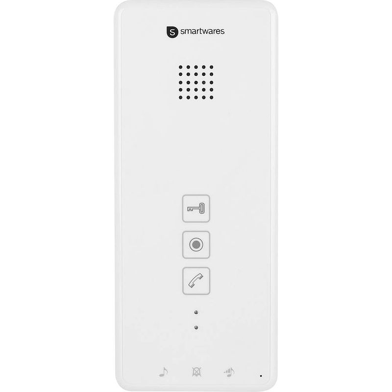 Foto van Smartwares dic-21102 binnenunit voor deurintercom 2-draads wit