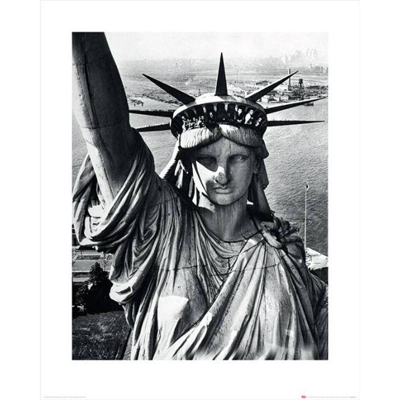 Foto van Kunstdruk time life statue of liberty 40x50cm