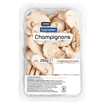 Foto van Jumbo champignons gesneden 250g