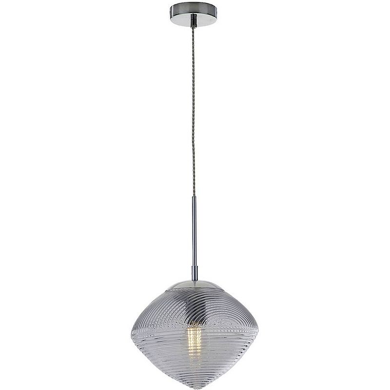 Foto van Eco-light greenwich i-greenwich-e-s1 blu hanglamp e27 60 w zeeblauw, chroom