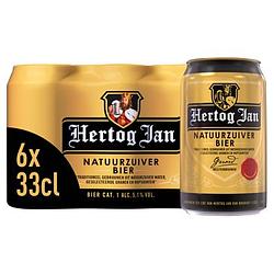 Foto van Hertog jan pilsener gekoeld bier blik 6 x 330ml bij jumbo