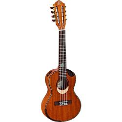 Foto van Ortega eclipse series eclipse-te8 8-snarige tenor ukelele met gigbag