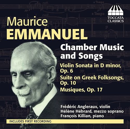 Foto van Maurice emmanuel: chamber music and songs - cd (5060113442314)