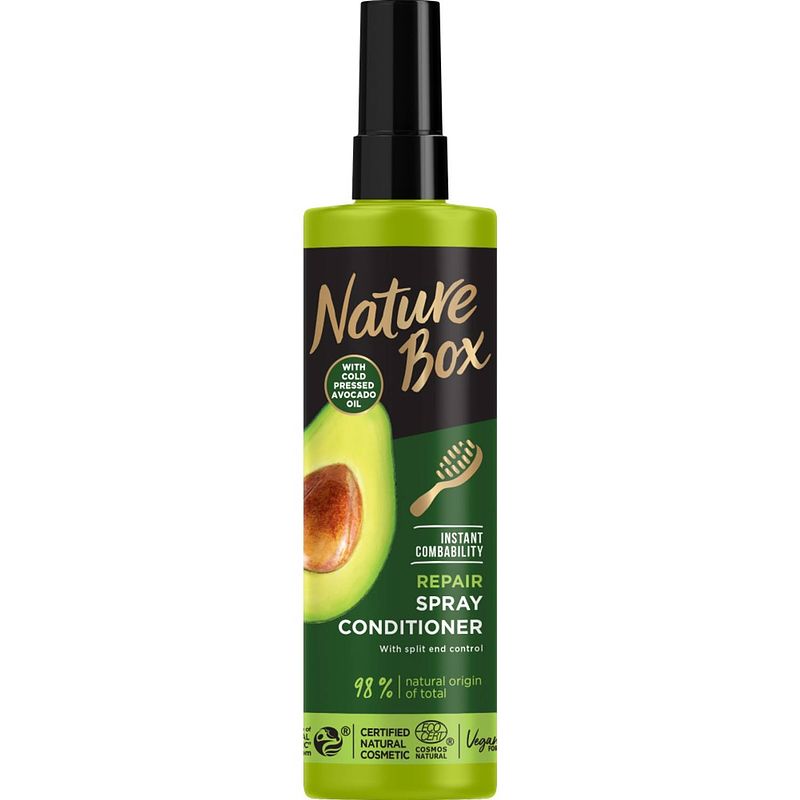 Foto van Avocado oil express spray hair conditioner met avocado olie 200ml