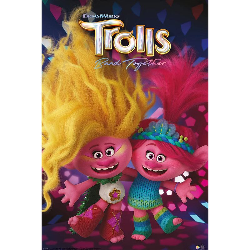 Foto van Poster trolls band together viva and poppy 61x91,5cm