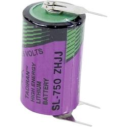 Foto van Tadiran batteries sl 750 pt speciale batterij 1/2 aa u-soldeerpinnen lithium 3.6 v 1100 mah 1 stuk(s)