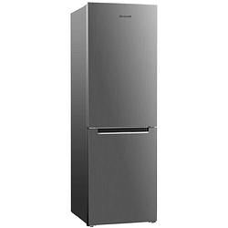 Foto van Brandt bc1860nx gecombineerde koelkast met 2 deuren - 293 l - grijs