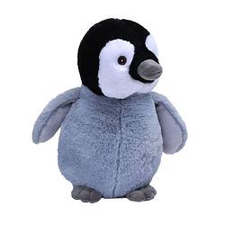 Foto van Wild republic knuffel pinguïn baby ecokins junior 30 cm pluche grijs
