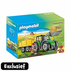 Foto van Playmobil country tractor met trailer 9317