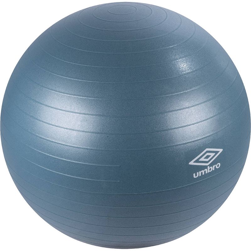 Foto van Umbro fitness bal - ø65 cm - blauw - zitbal kantoor - zwangerschapsbal - evenwichtsbal - sport en revalidatie