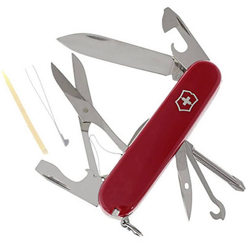 Foto van Victorinox super tinker 1.4703 zwitsers zakmes aantal functies: 14 rood