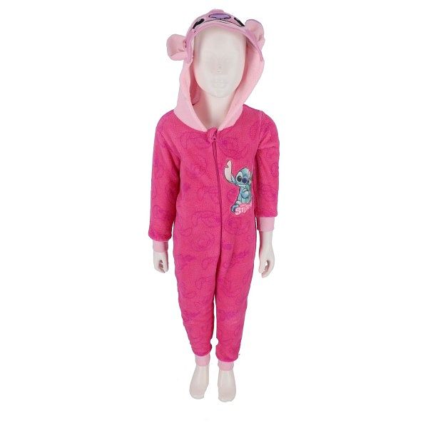 Foto van Onesie lilo & stitch roze maat 98-104