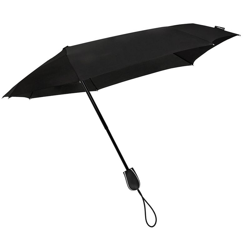 Foto van Stormini opvouwbare storm paraplu zwart 100 cm - paraplu's