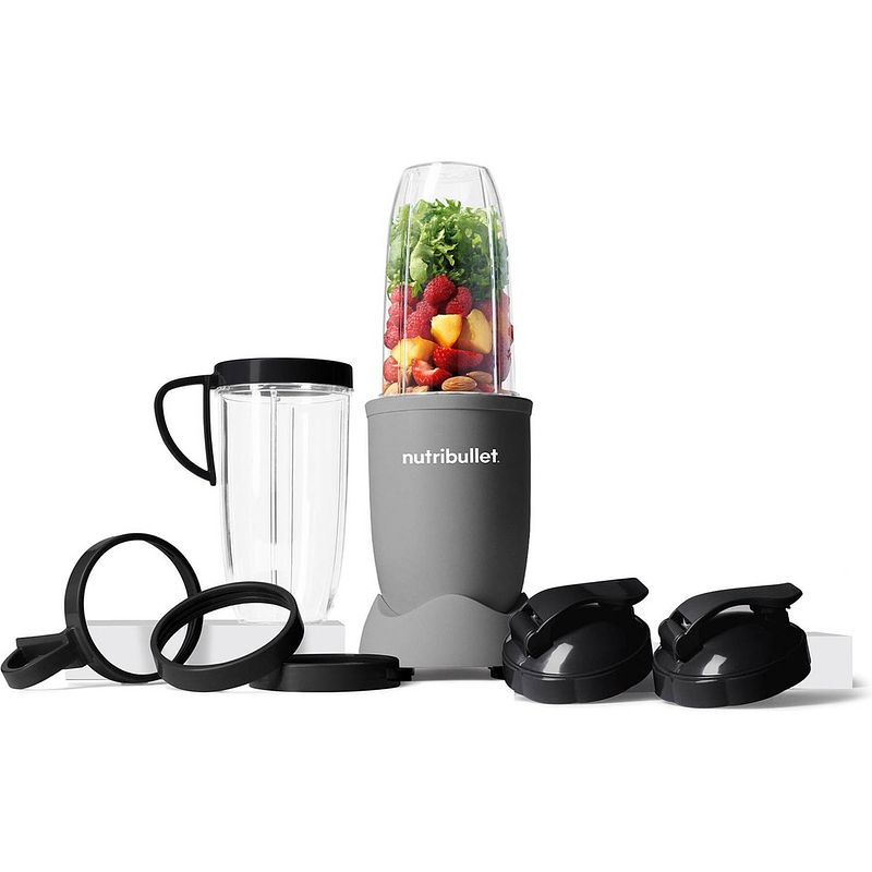 Foto van Nutribullet blender exclusive - 10-delig - 900 watt - grijs