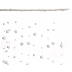 Foto van Sneeuwballen gordijn 90 x 200 cm - decoratiesneeuw