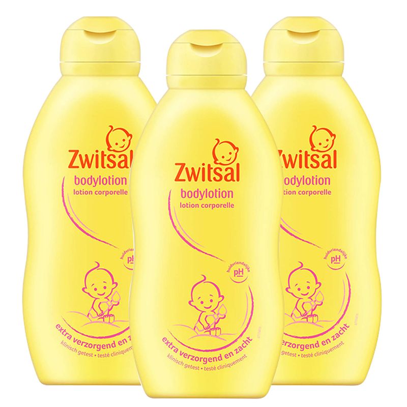 Foto van Zwitsal - bodylotion - 3 x 400ml