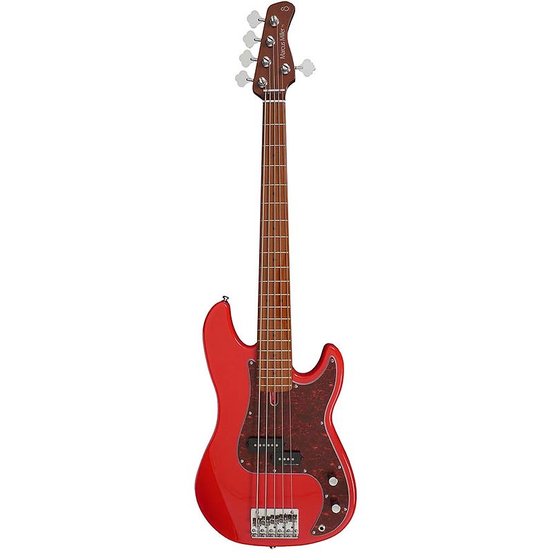 Foto van Sire marcus miller p5-5 alder dakota red 5-snarige elektrische basgitaar