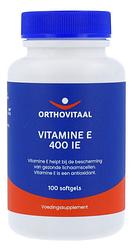 Foto van Orthovitaal vitamine e 400ie softgels