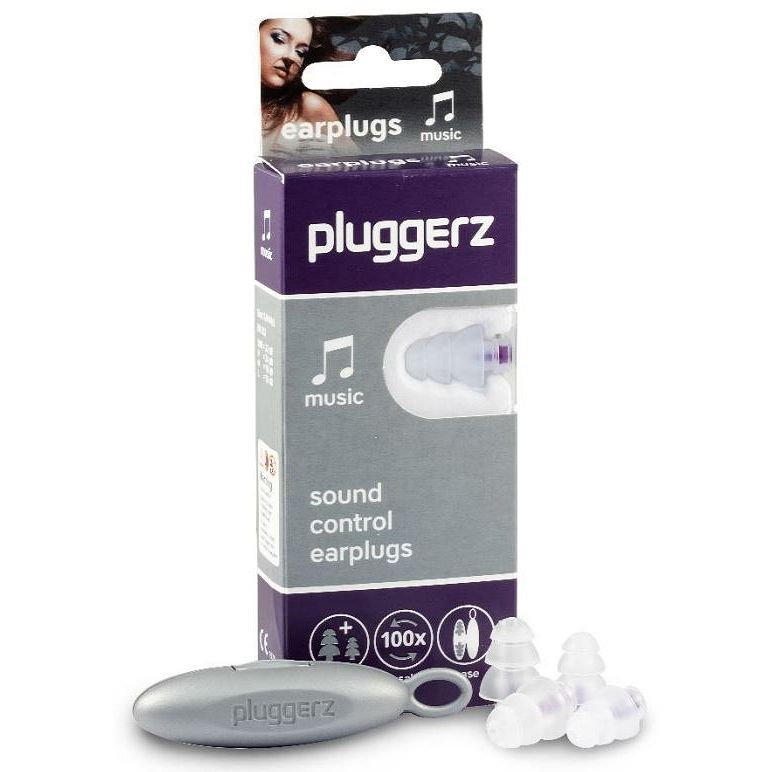 Foto van Pluggerz earplugs music gehoorbescherming transparant