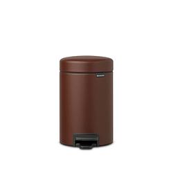 Foto van Brabantia newicon pedaalemmer 3 liter met kunststof binnenemmer - mineral cosy brown