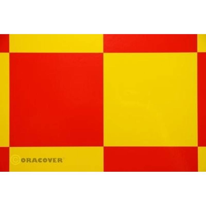 Foto van Oracover 691-033-023-010 strijkfolie fun 6 (l x b) 10 m x 60 cm geel, rood