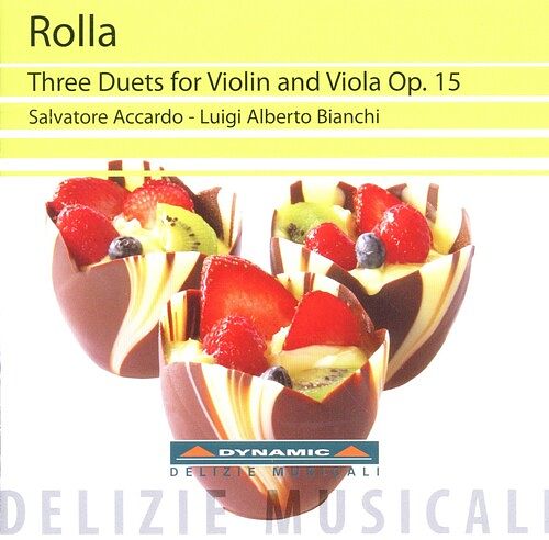 Foto van Rolla: three duets for violin and viola, op.15 - cd (8007144680190)