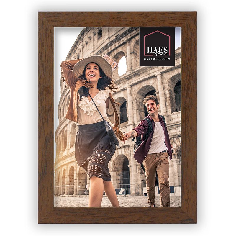 Foto van Haes deco - houten fotolijst roma bruin 13x18 - sp13818