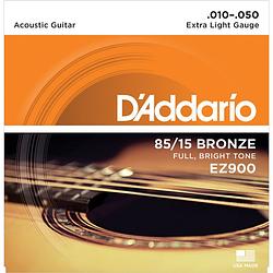 Foto van D'saddario ez900 snarenset voor akoestische western gitaar