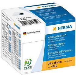 Foto van Herma adress-etiketten, 70 x 38 mm, endlos, weiß