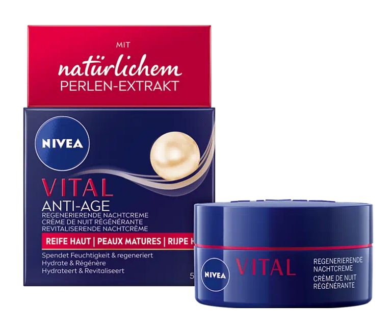 Foto van Nivea vital anti-age regenerierende nachtcrème