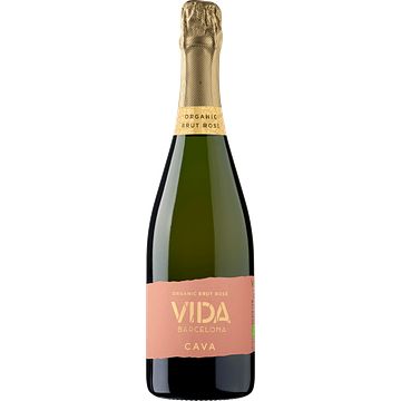 Foto van Vida biologisch cava brut rose 750ml aanbieding bij jumbo | 1 voor 6.49