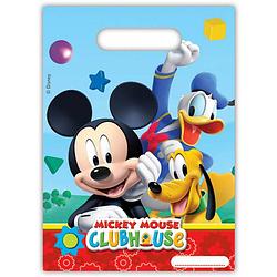 Foto van Mickey mouse clubhuis uitdeelzakjes - 6 stuks