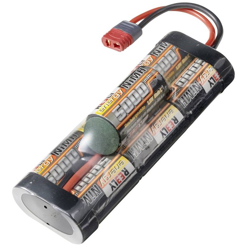 Foto van Reely nimh accupack 8.4 v 5000 mah aantal cellen: 7 sub-c hump t-stekkersysteem