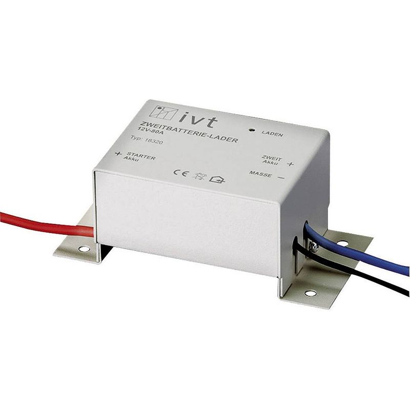 Foto van Ivt 12/80 18320 acculader voor extra accu 12 v