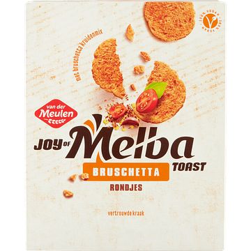 Foto van Van der meulen joy of melba toast bruschetta rondjes 90g bij jumbo