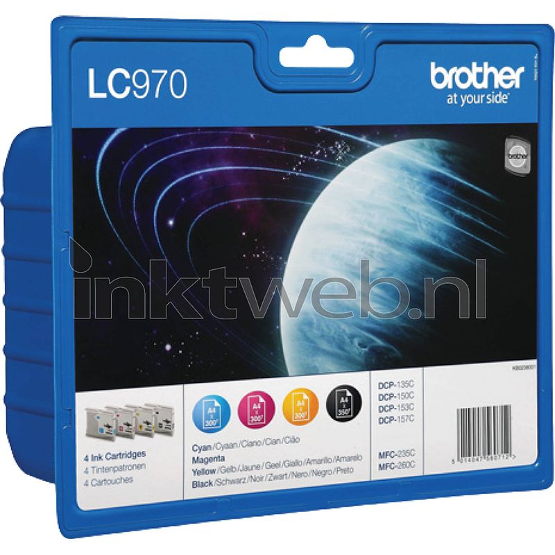 Foto van Brother lc-970 multipack cartridge