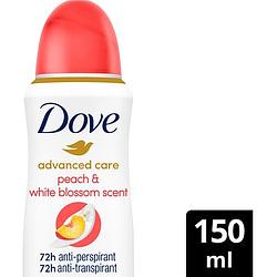 Foto van Dove peach & white blossom scent antitranspirant 150ml bij jumbo