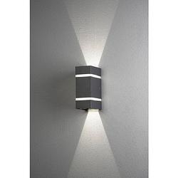 Foto van Konstsmide cremona 7998-370 led-buitenlamp (wand) energielabel: f (a - g) 6 w antraciet