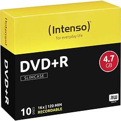 Foto van Intenso 4111652 dvd+r disc 4.7 gb 10 stuk(s) slimcase