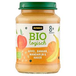 Foto van Jumbo biologisch appel, banaan, mandarijn & haver 8+ maanden 190g