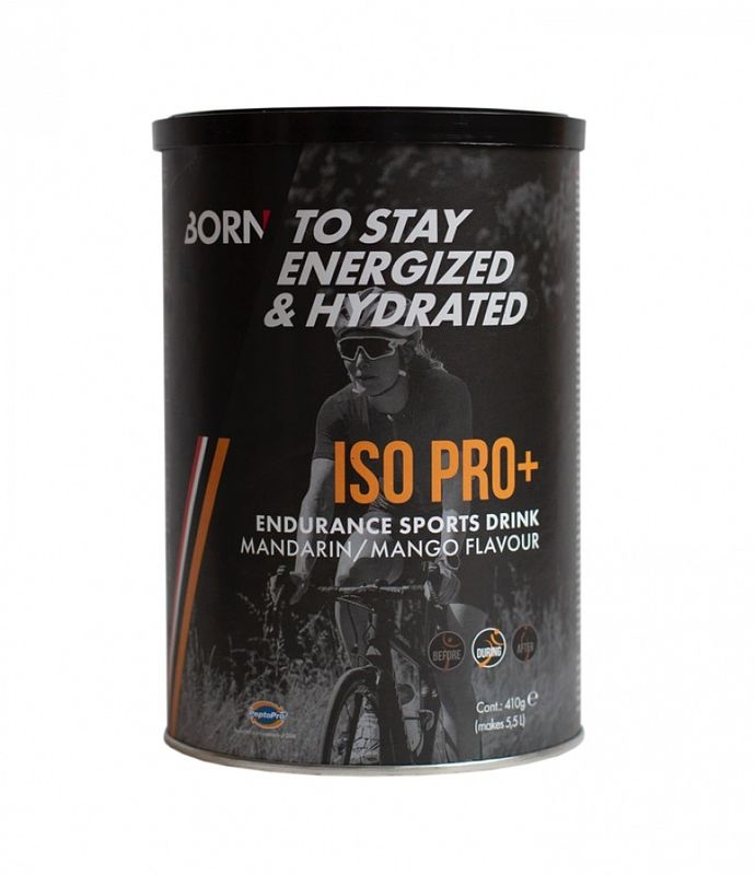 Foto van Born iso pro+ endurance sports drink - mandarin mango