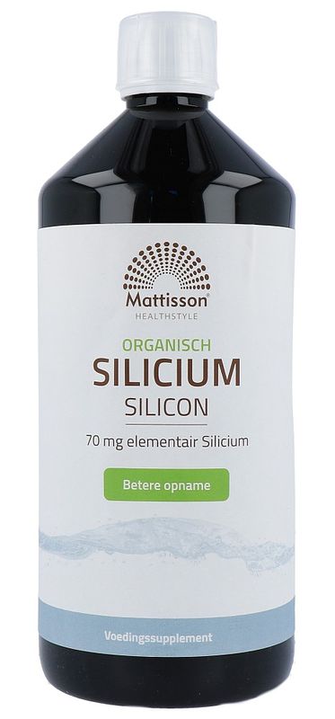 Foto van Mattisson healthstyle organisch silicium vloeistof