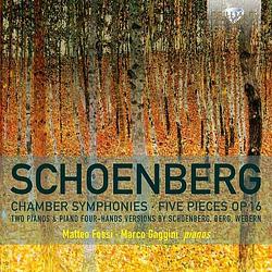 Foto van Schoenberg: chamber symphonies, five pieces op.16 - cd (5028421949574)