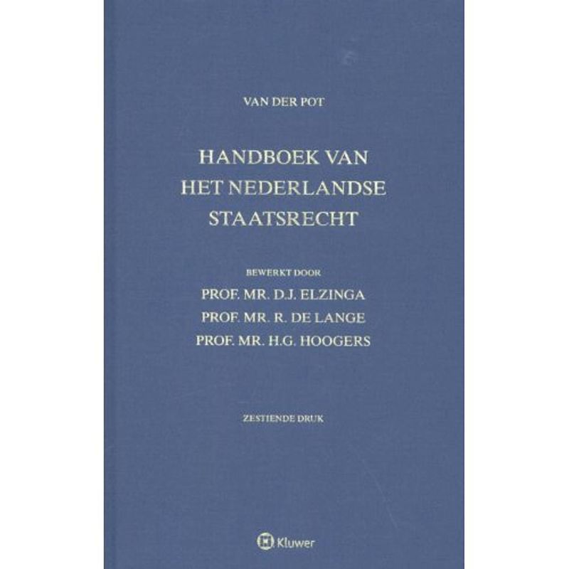 Foto van Handboek van het nederlandse staatsrecht,